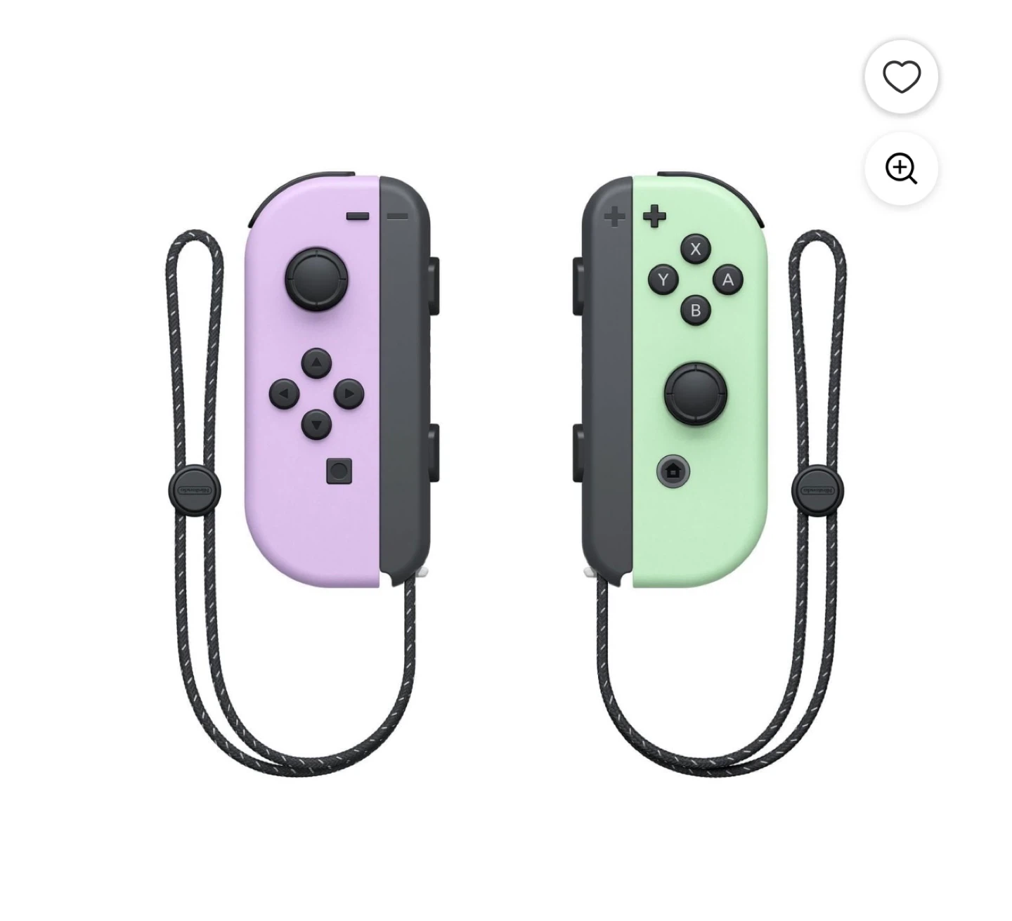 Nintendo Switch Joy-Con (L)/(R) Pastel Purple / Pastel Green