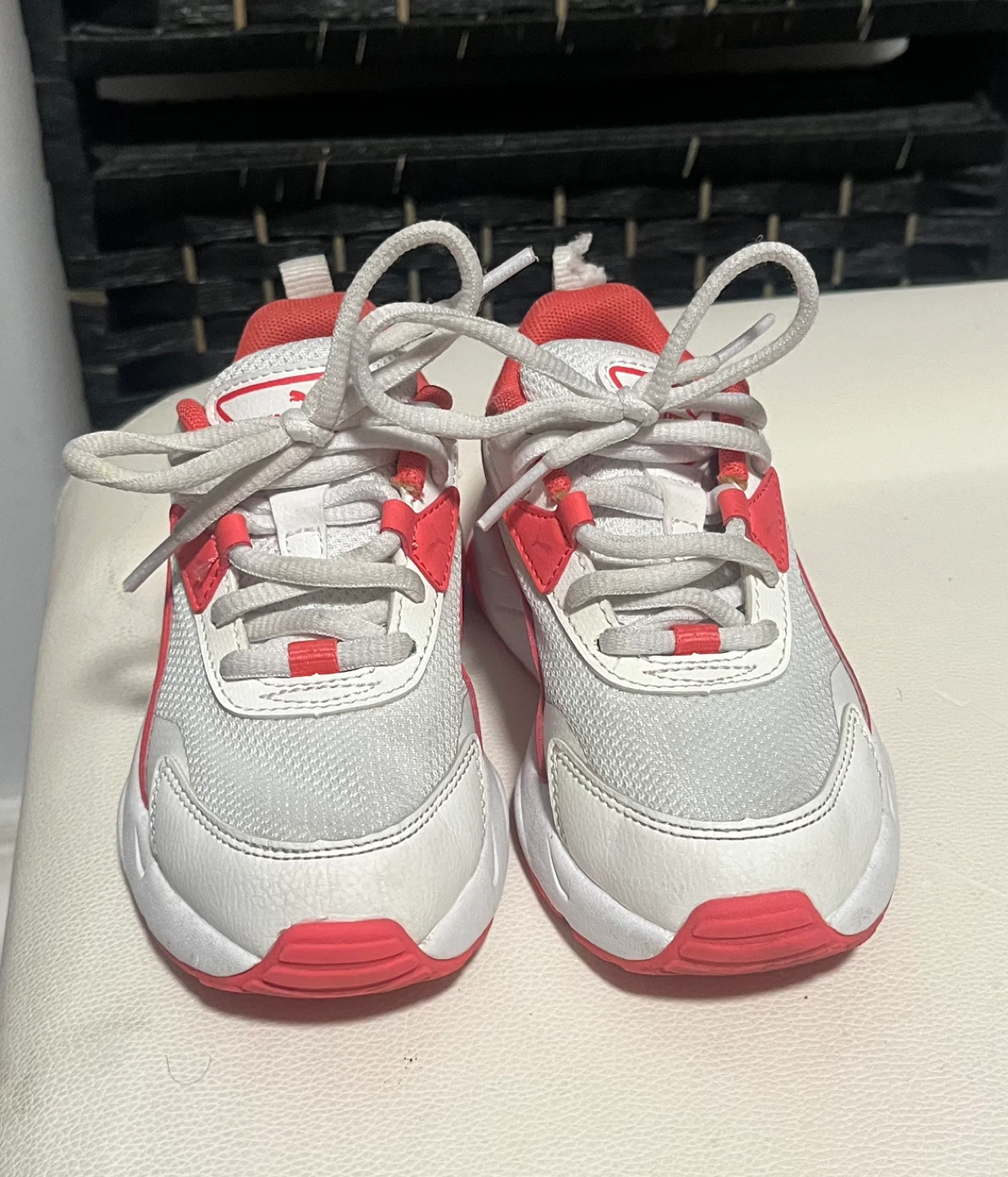 Puma Toddler Shoes White/Red Size 11C - photo 2