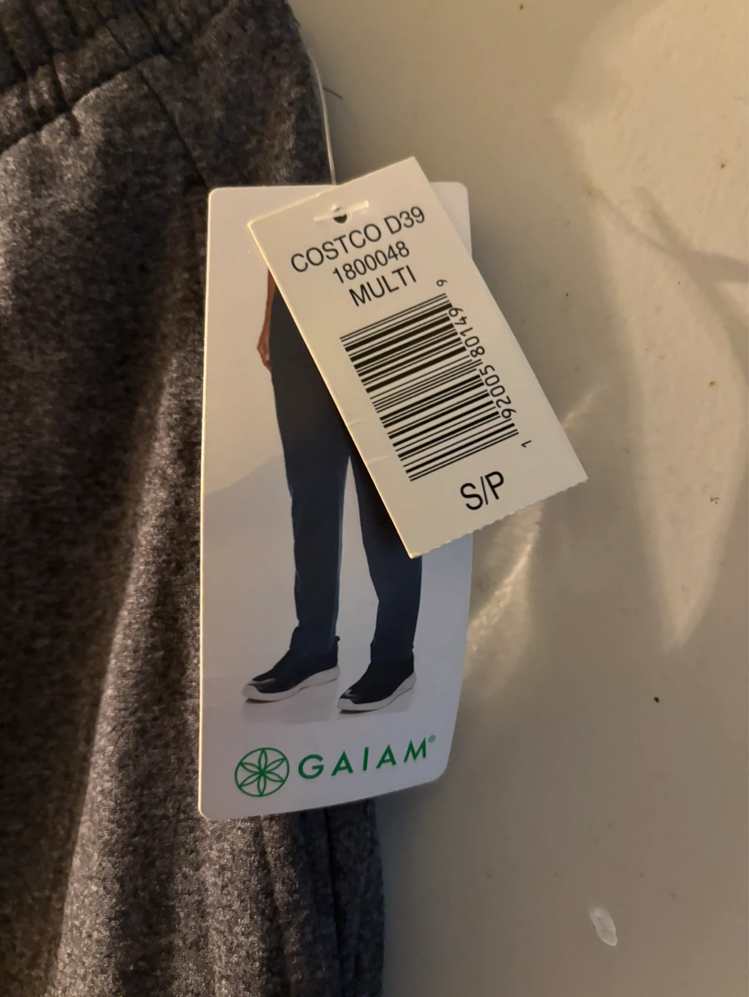Gaiam Grey Fleece Sweatpants Size S/P - photo 2