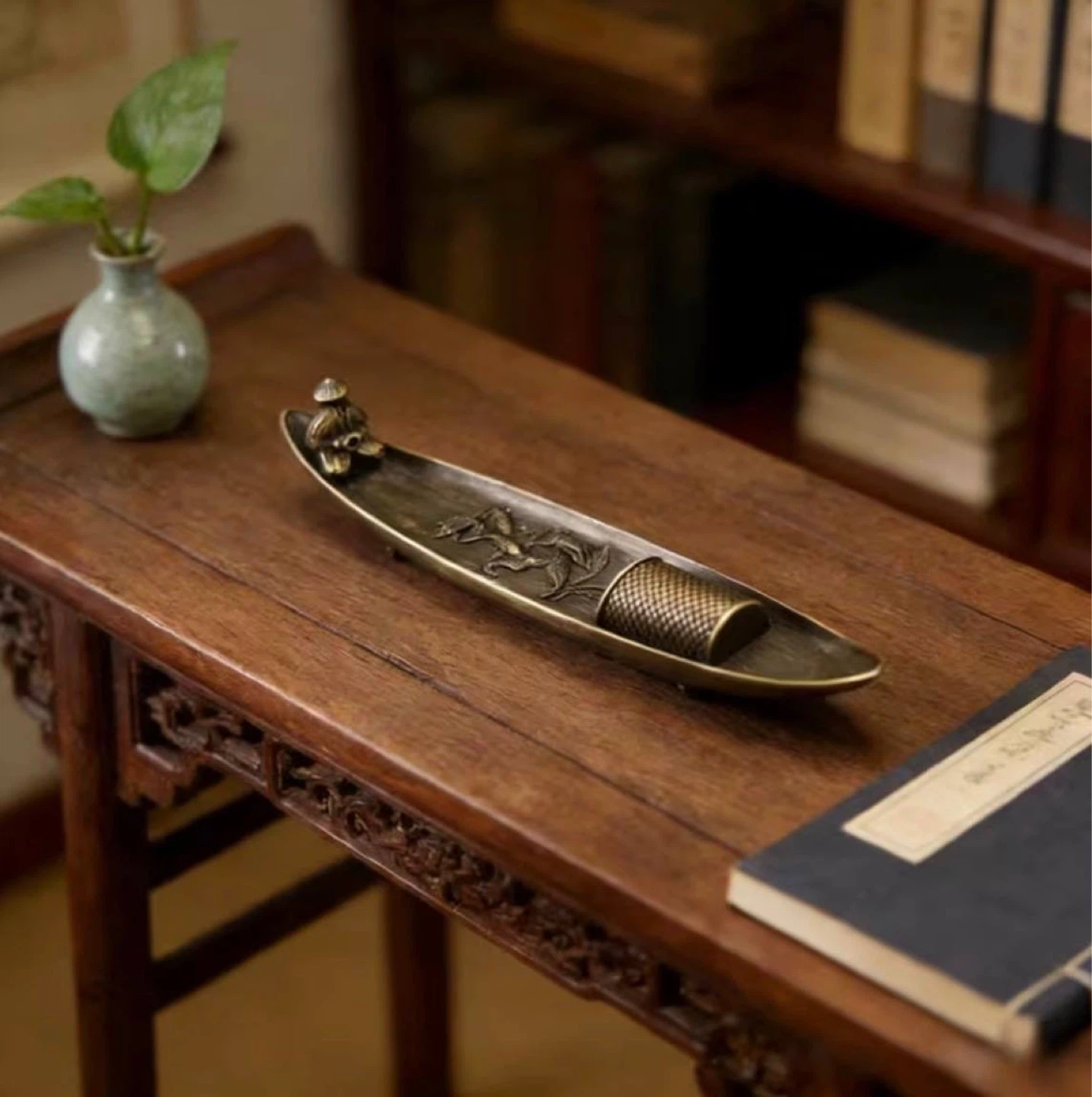 Vintage boat incense holder - photo 3