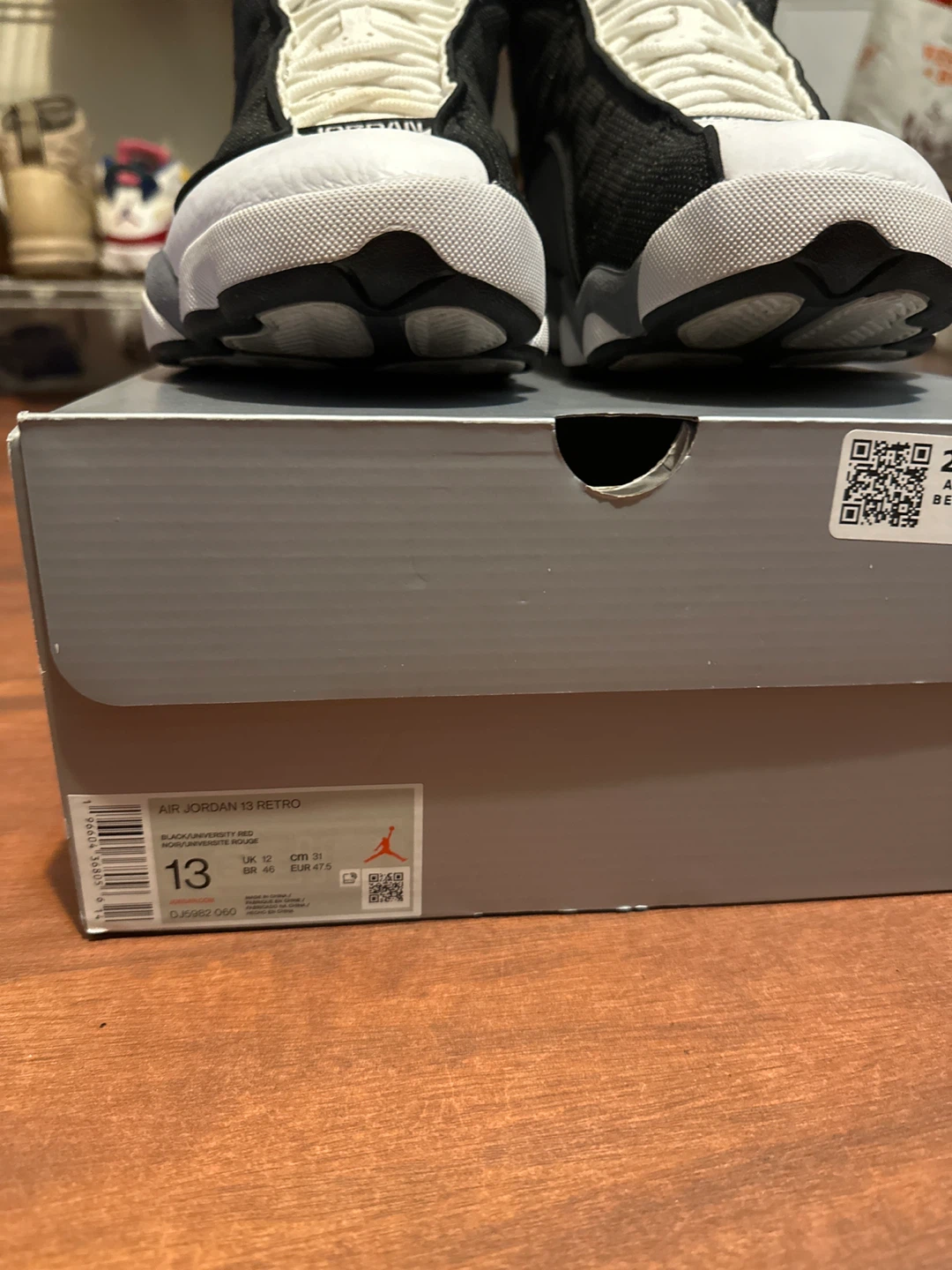 Air Jordan 13 Retro "Black Flint" Sneakers (Size 13) - photo 2