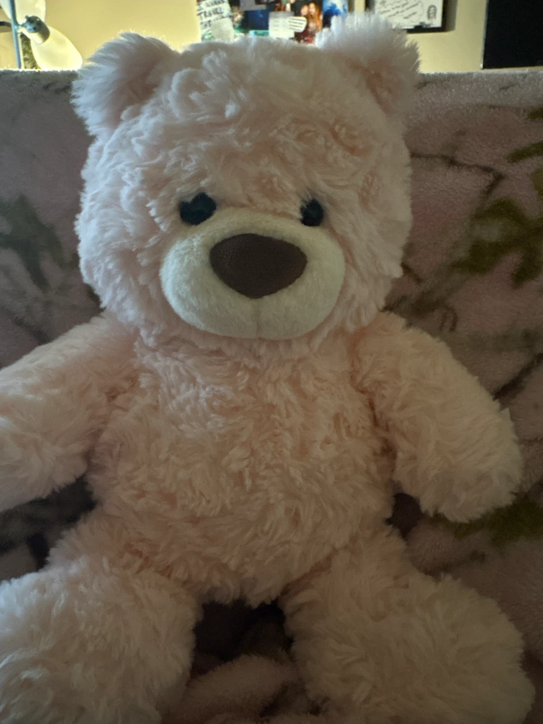 MINISO Pink Teddy Bear Plush Toy - 10 inch