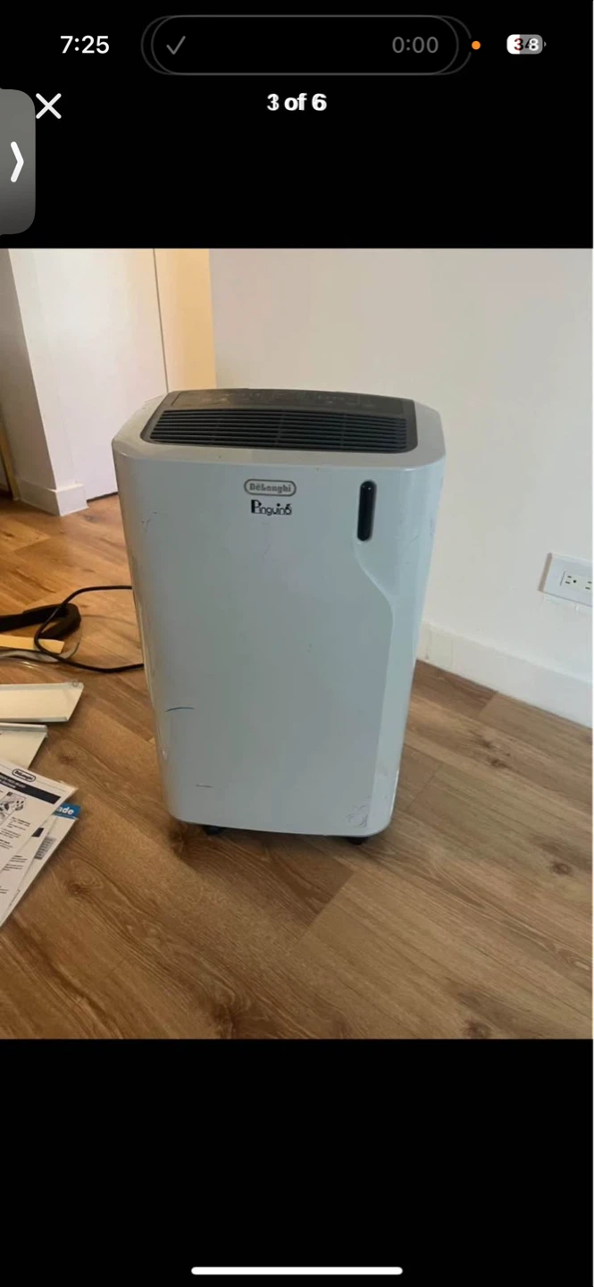 DeLonghi Pinguino PAC EM375WRC-6AL LG Portable Air Conditioner