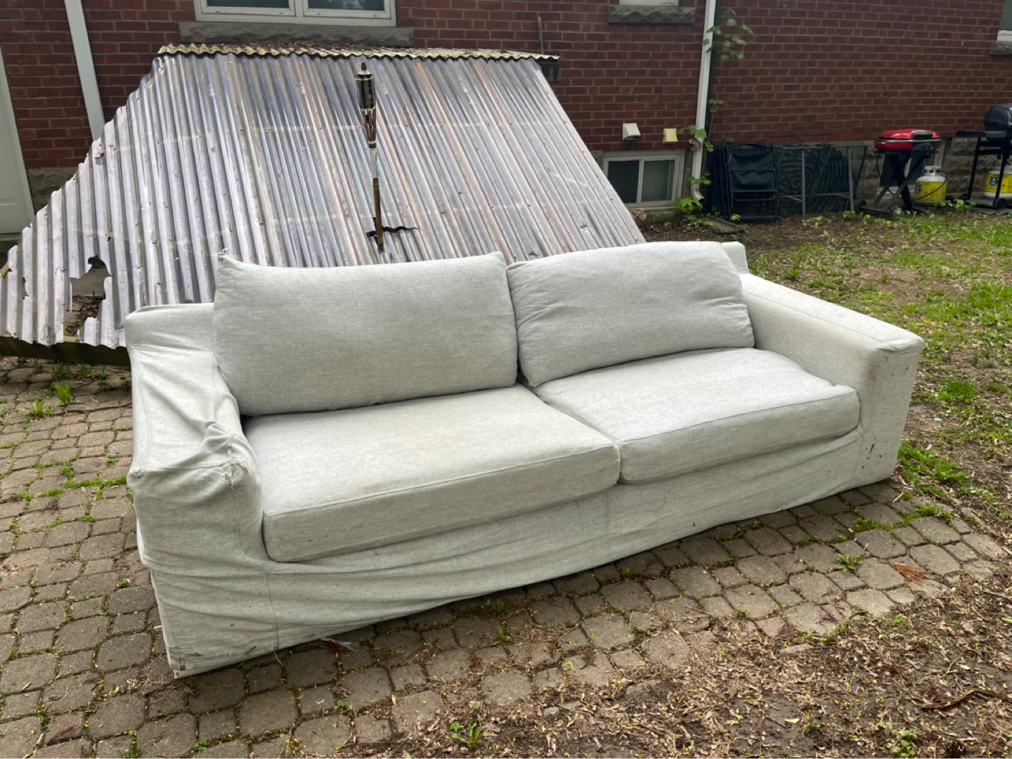 Light Grey Sofa (NEED GONE)