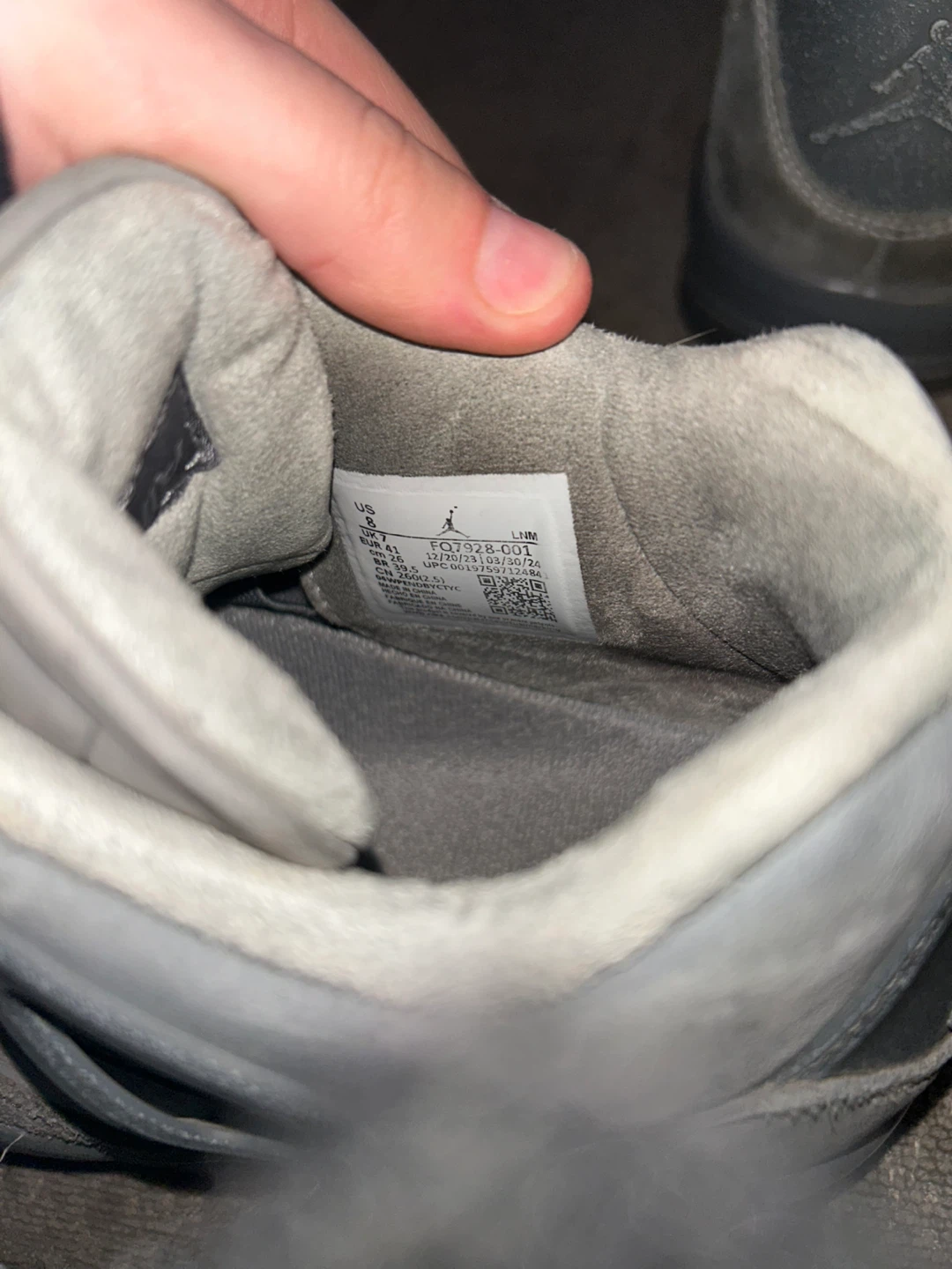 Jordan 4 "Cool Grey" Size 8 - photo 4