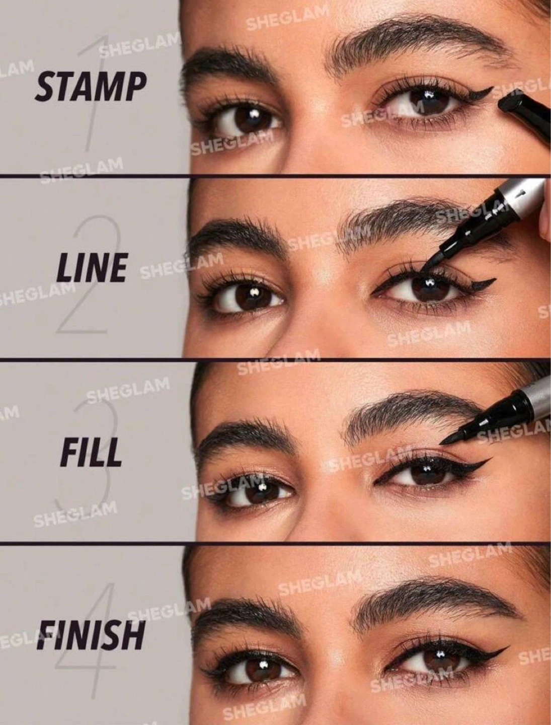SHEGLAM 2-in-1 Liquid Eyeliner with Stamp - photo 5