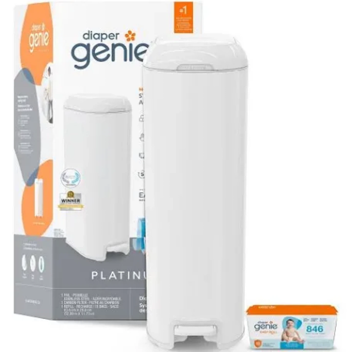 Genie garbage bin