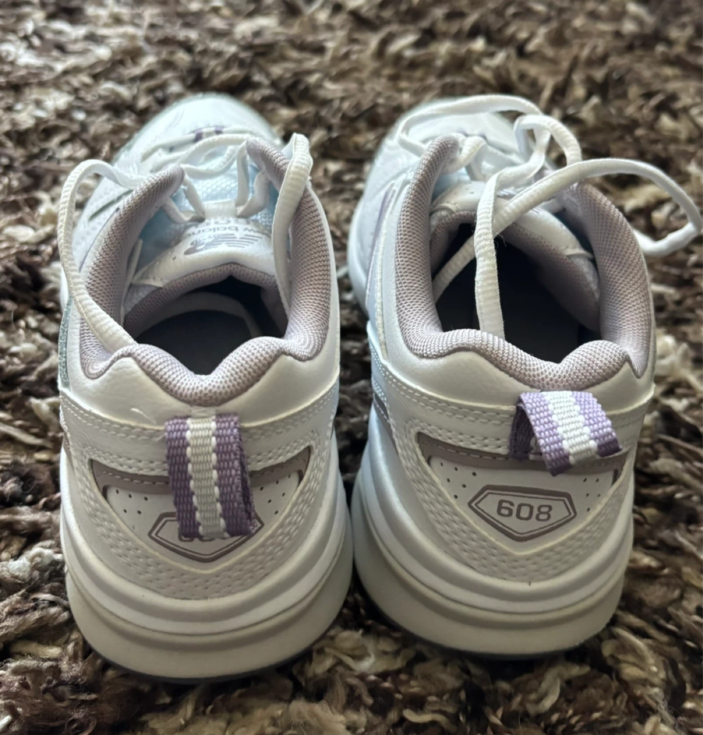 New Balance 608 White/Purple Women's Athletic Shoes - photo 3