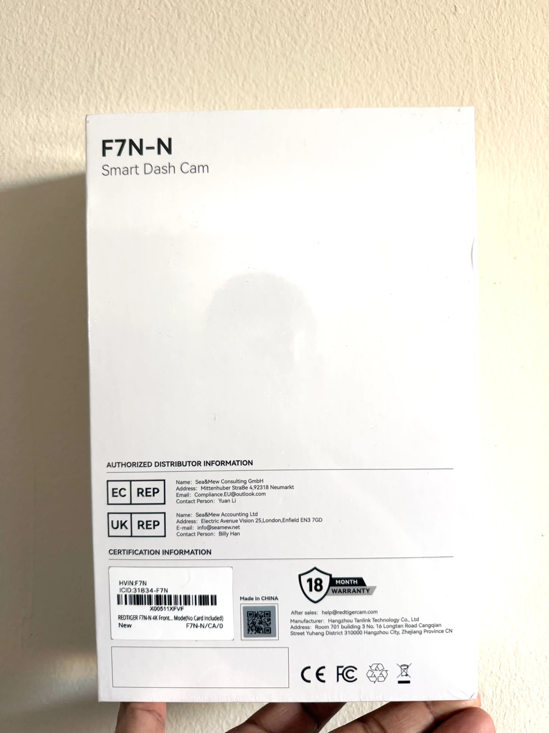 F7N-N 4K Front & Rear Dash Cam - photo 3