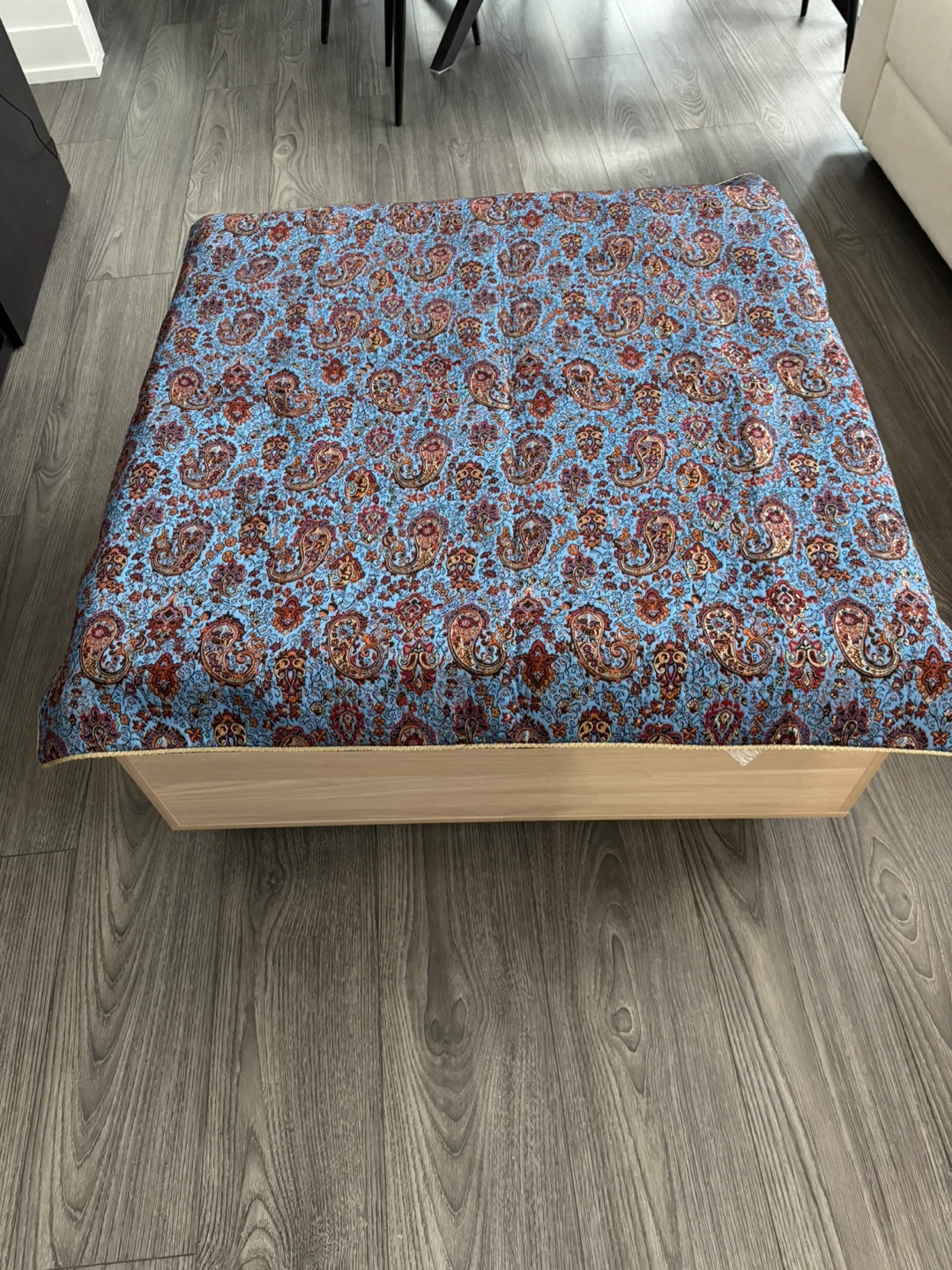 Paisley Pattern table runner or ottoman cover