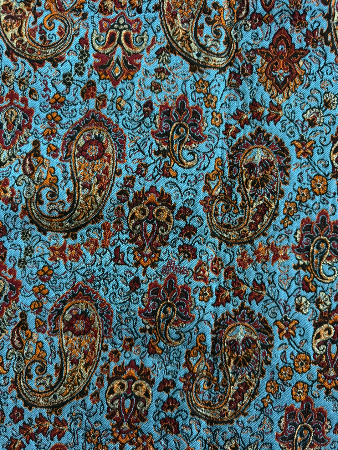 Paisley Pattern table runner or ottoman cover - photo 2