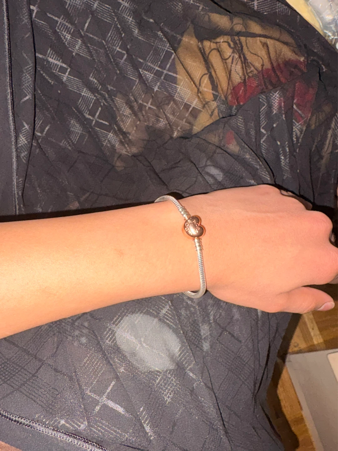Pandora Sterling Silver Heart Clasp Bracelet - photo 2