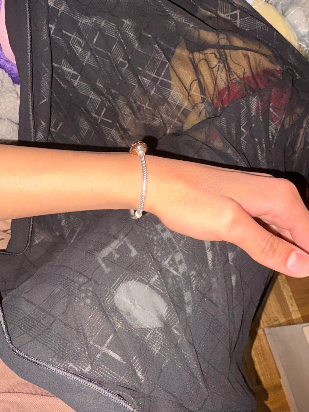Pandora Sterling Silver Heart Clasp Bracelet - photo 4