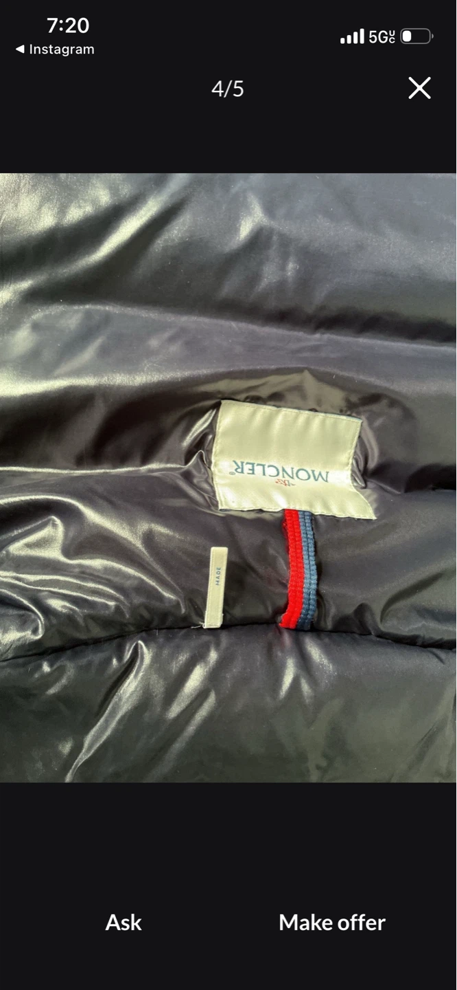 Moncler Puffer Vest - Navy - photo 4