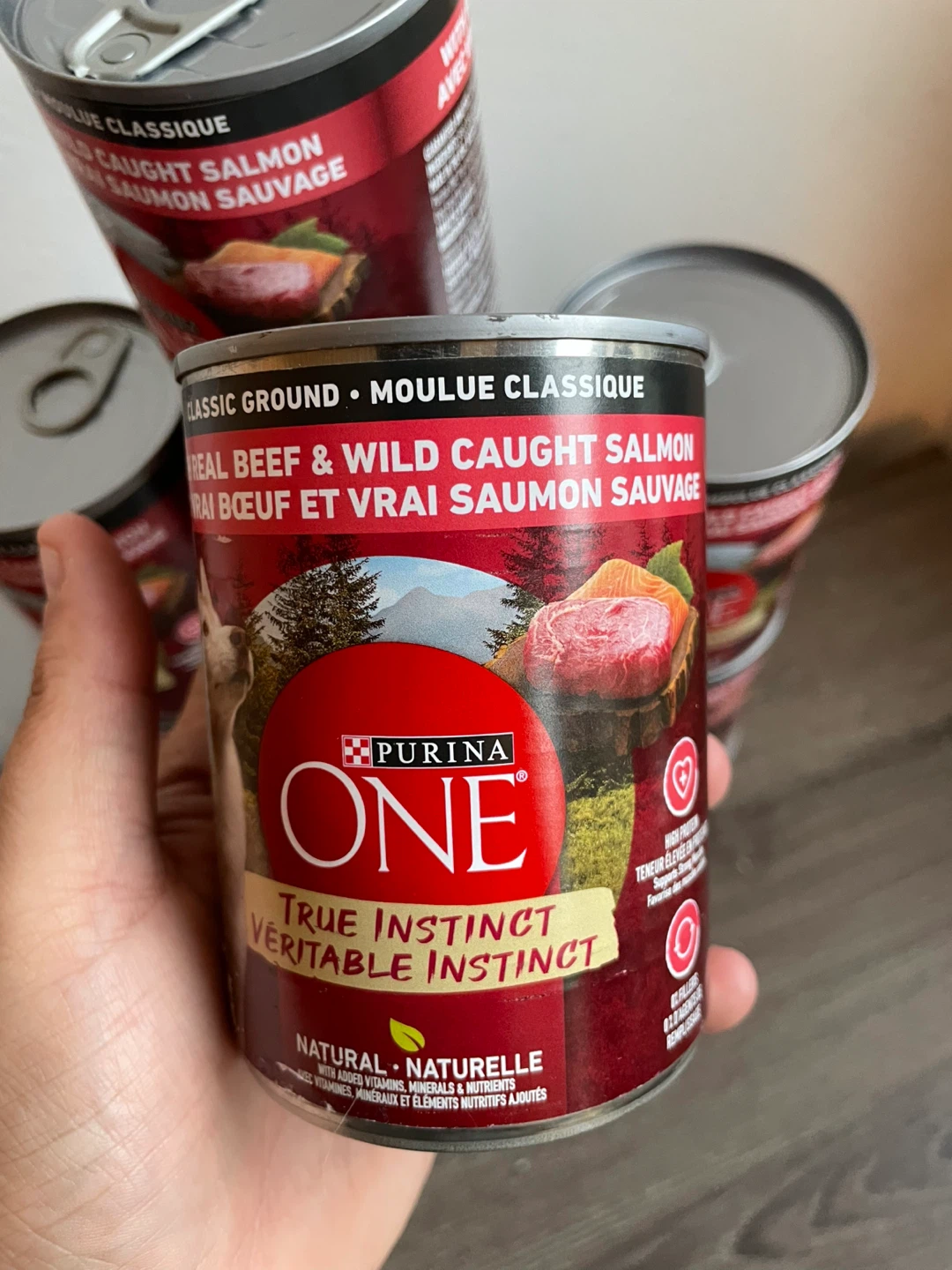 Purina One Wet Dog Food Lot-Beef & Salmon - photo 2