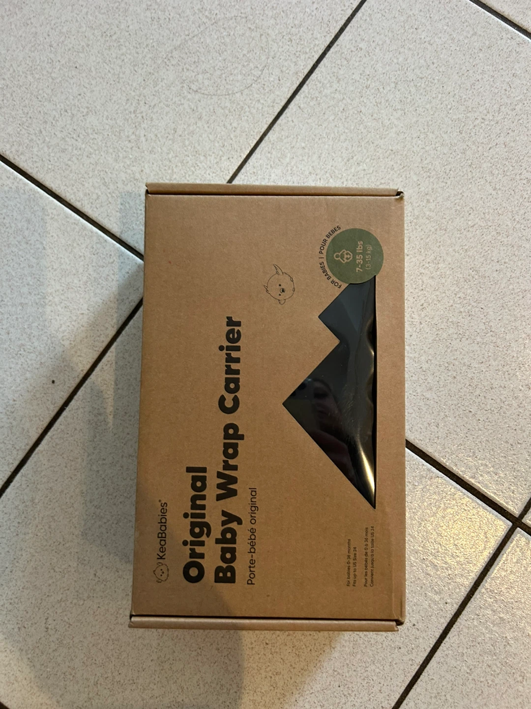 NEW! KeaBabies Original Baby Wrap Carrier - Trendy Black - photo 3