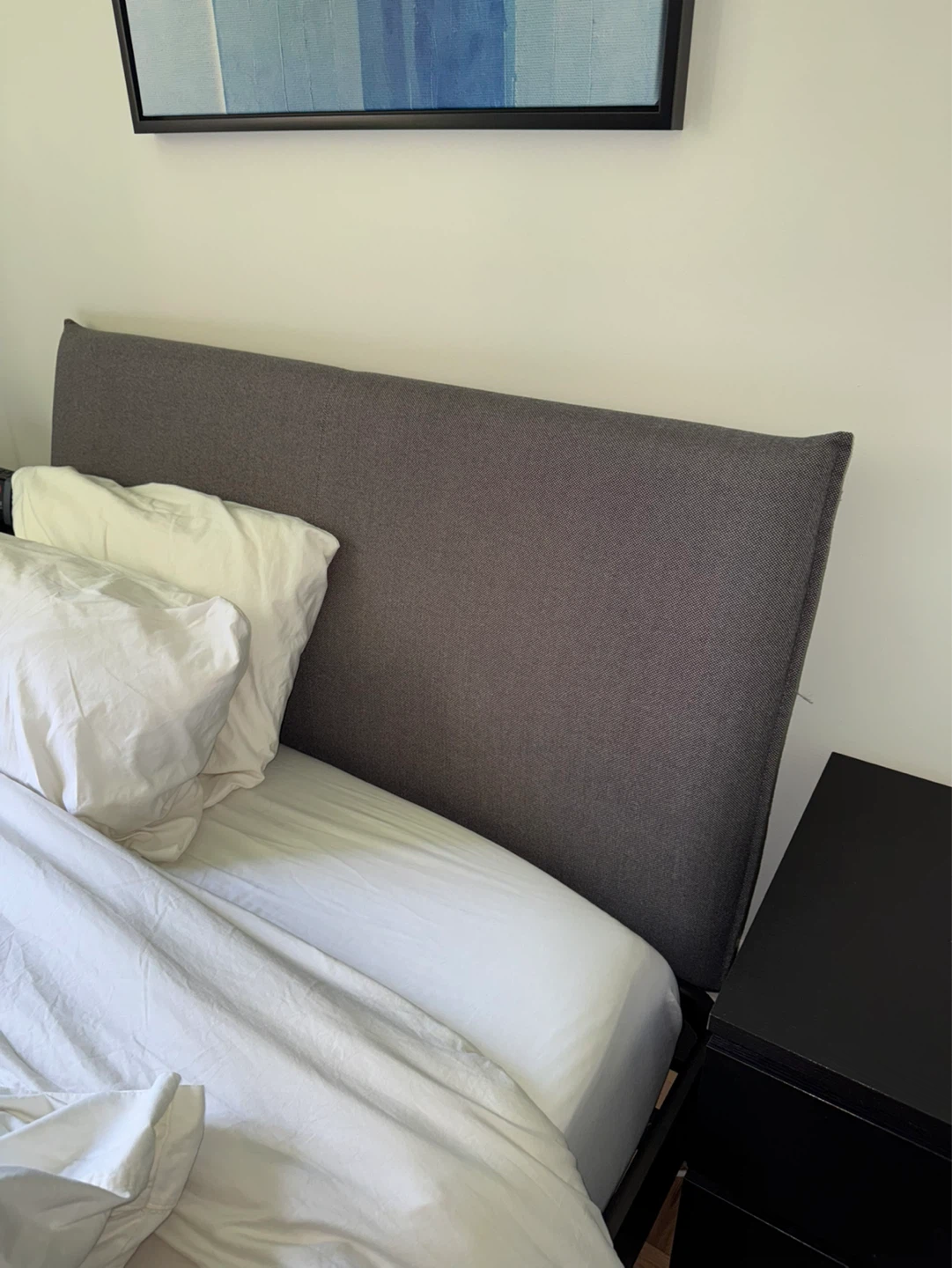 Casper Gray Upholstered Headboard and Bed Frame - photo 2