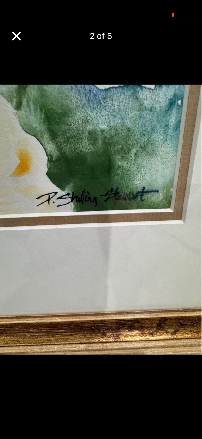 Watercolor Painting by R. Shilling Stewart - photo 2