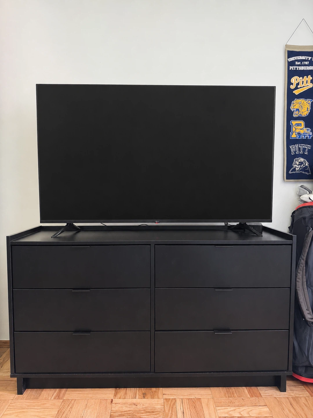 Black 6-Drawer Dresser