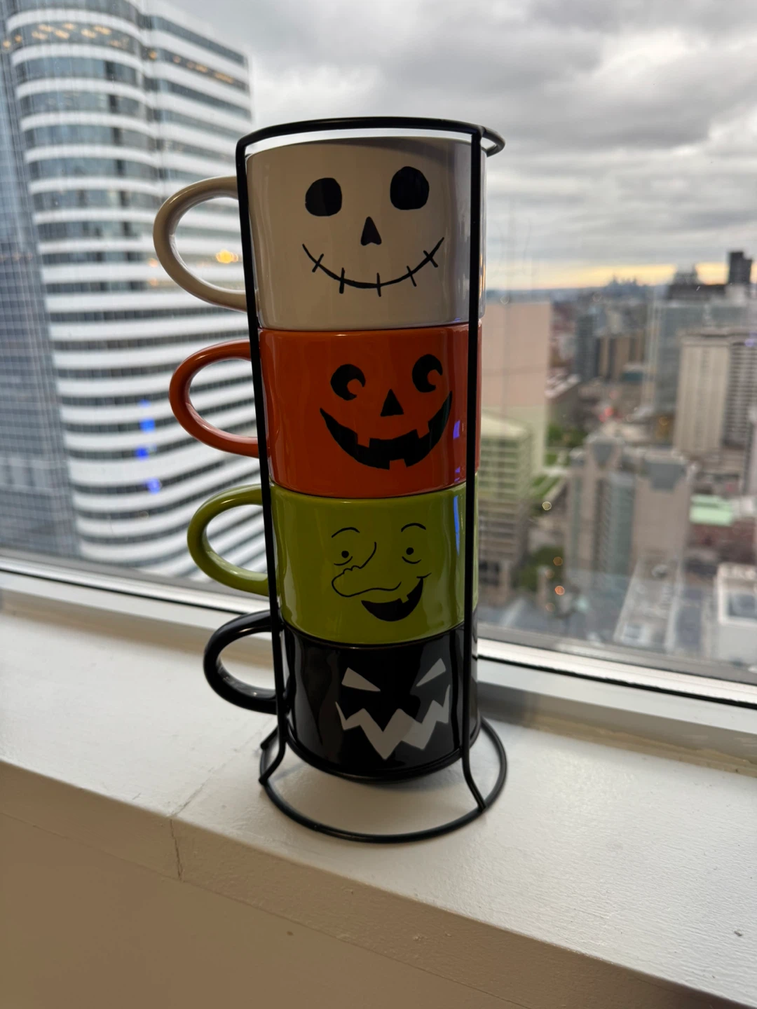 Halloween Stackable Mugs Set