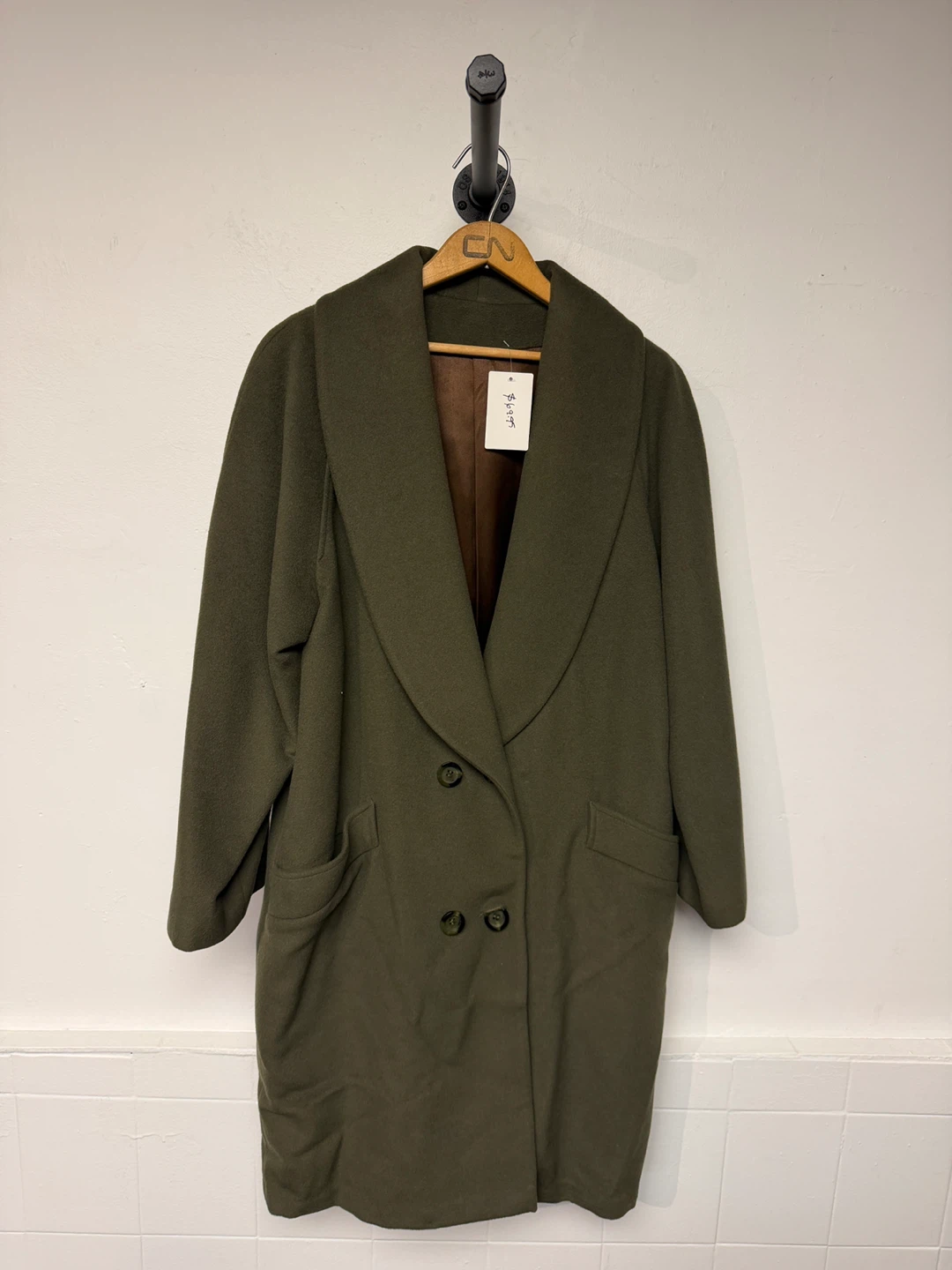 Fashion Nova Women's Trench Coat - Olive Green - photo 2