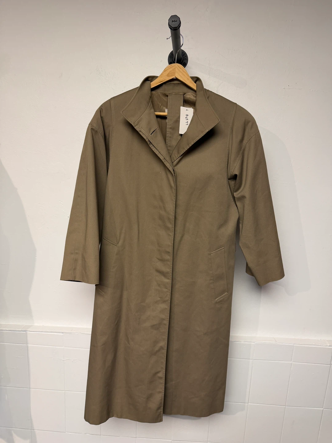 Fashion Nova Women's Trench Coat - Olive Green - photo 3