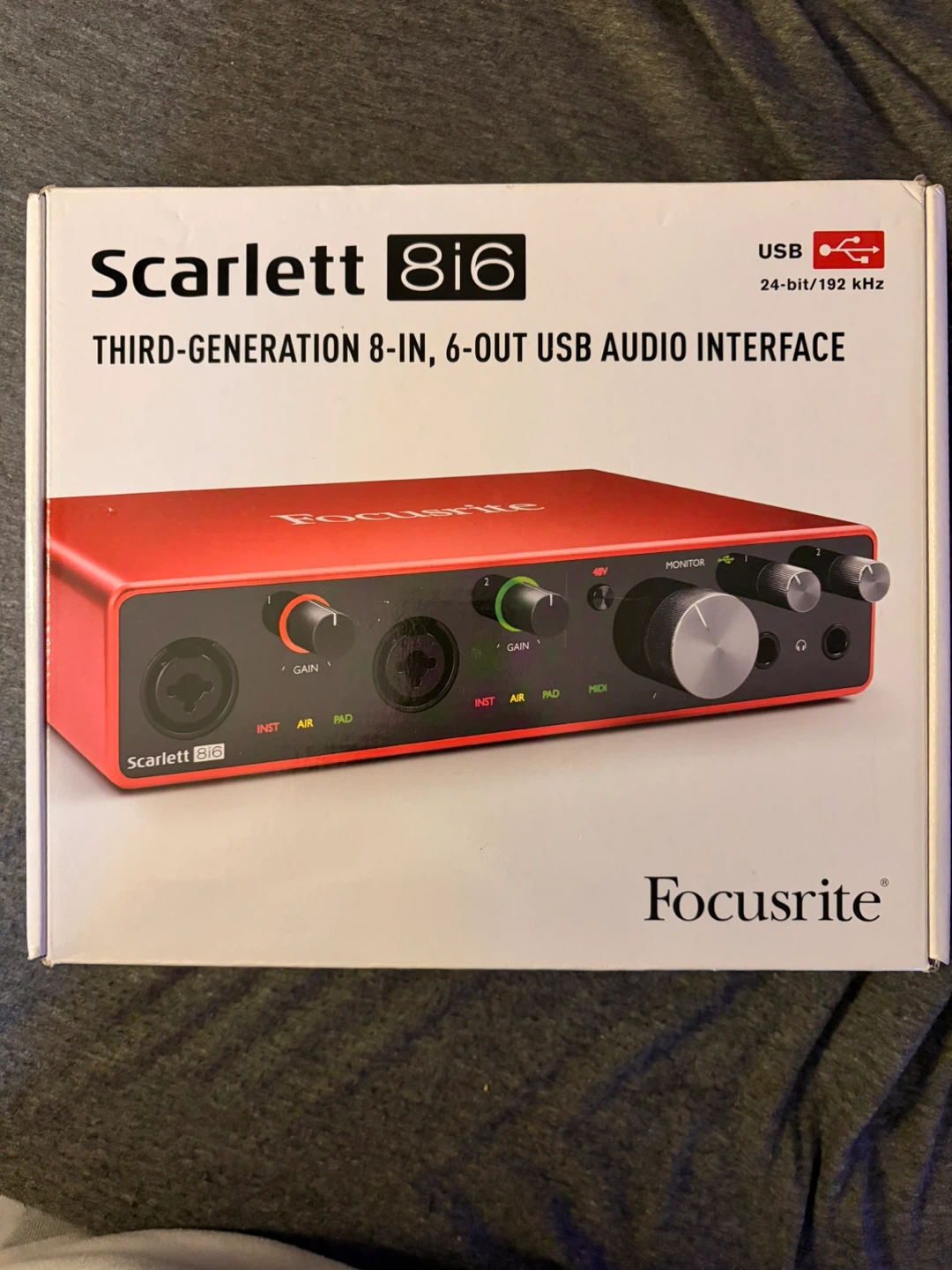 Focusrite Scarlett 8i6 3rd Gen USB Audio Interface