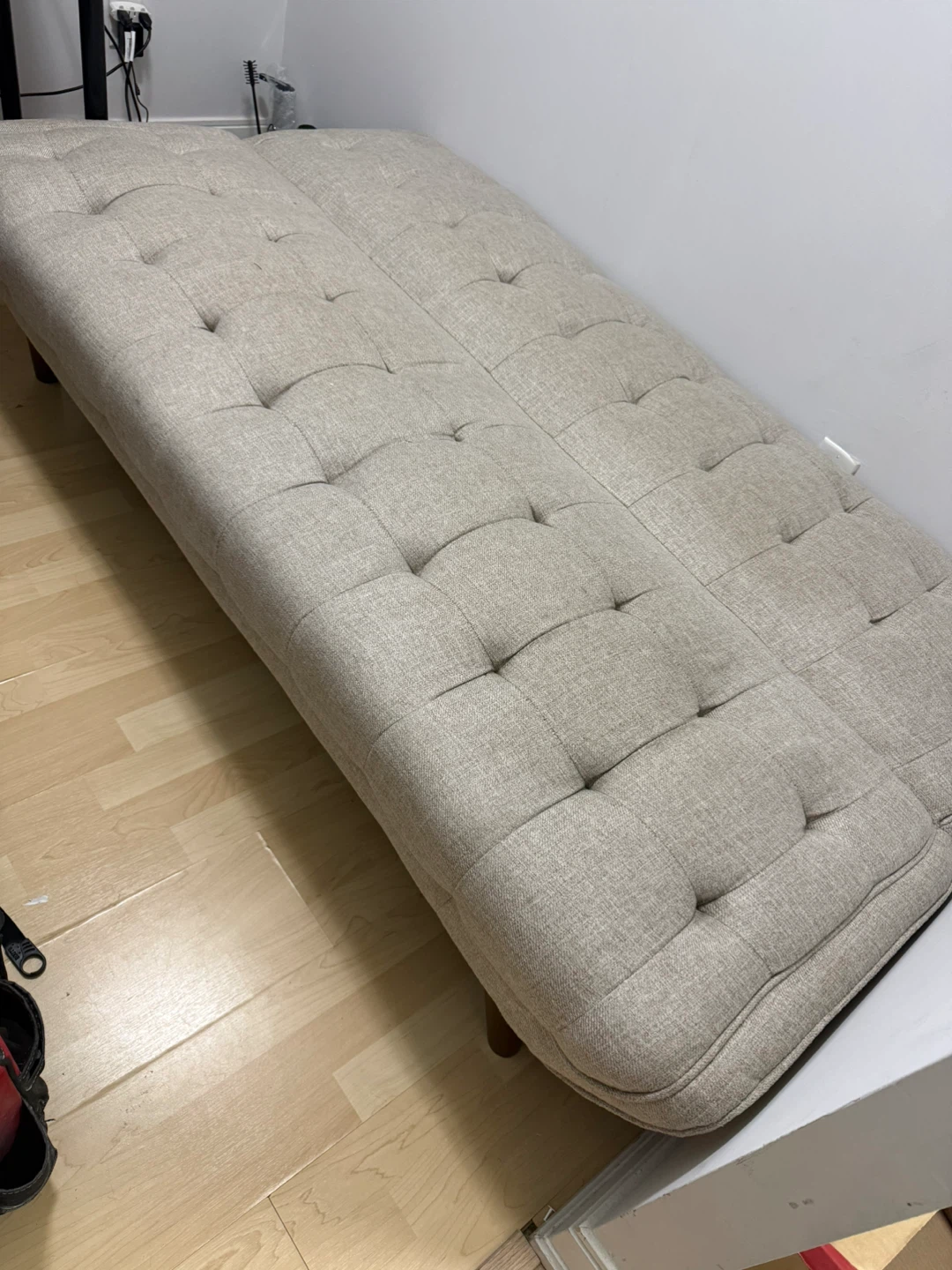 Tufted Futon Sofa Bed - photo 3