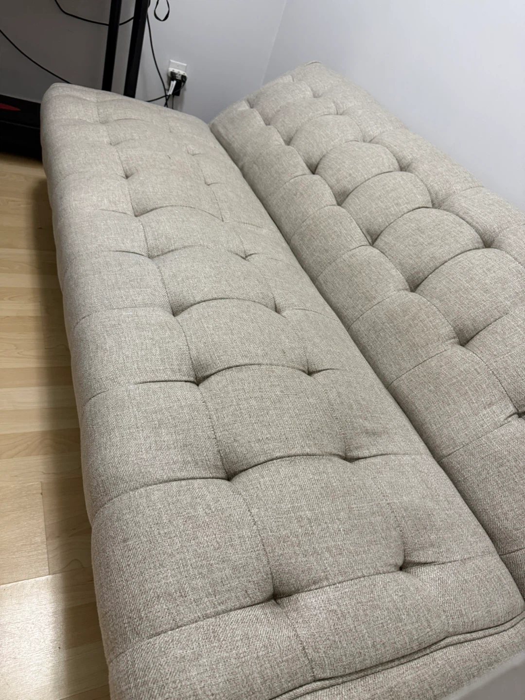 Tufted Futon Sofa Bed - photo 2