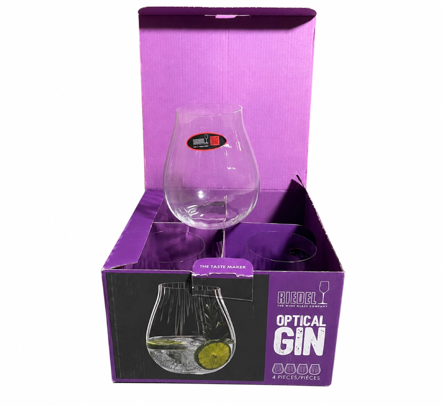 Riedel Optical Gin Glasses (Set of 4) – Brand New in Box ✨