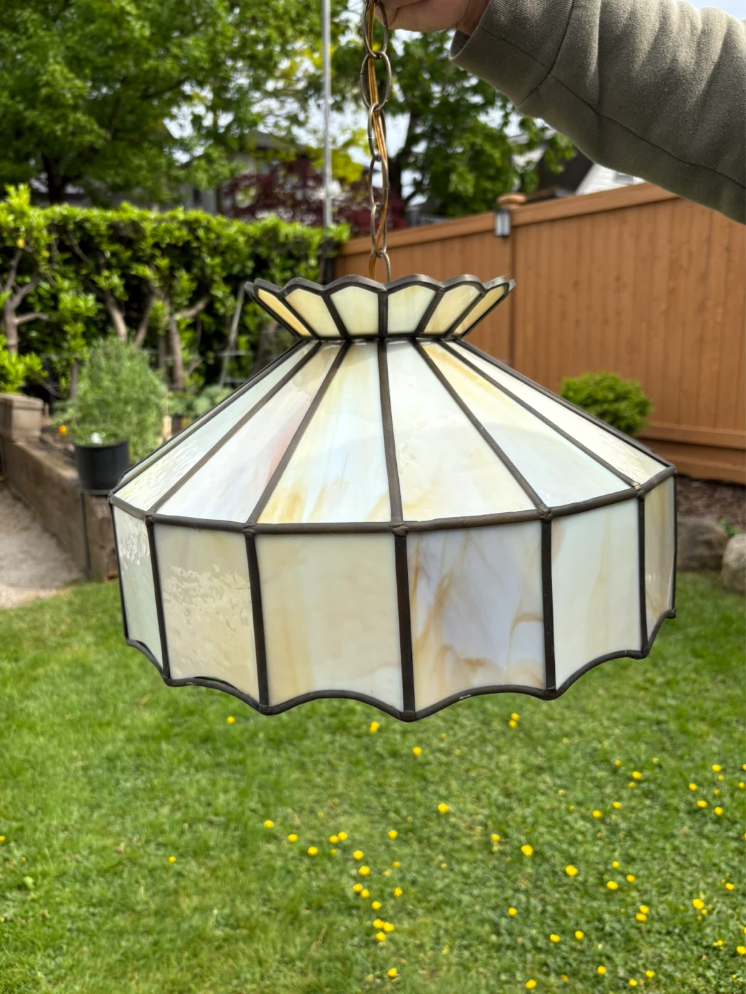 Vintage Tiffany Style Hanging Lamp