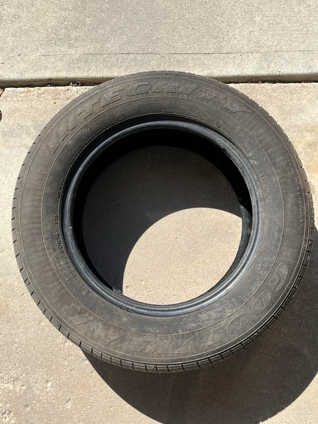 1 - Goodyear Integrity P225 60R / 16 M + S Tire - photo 2