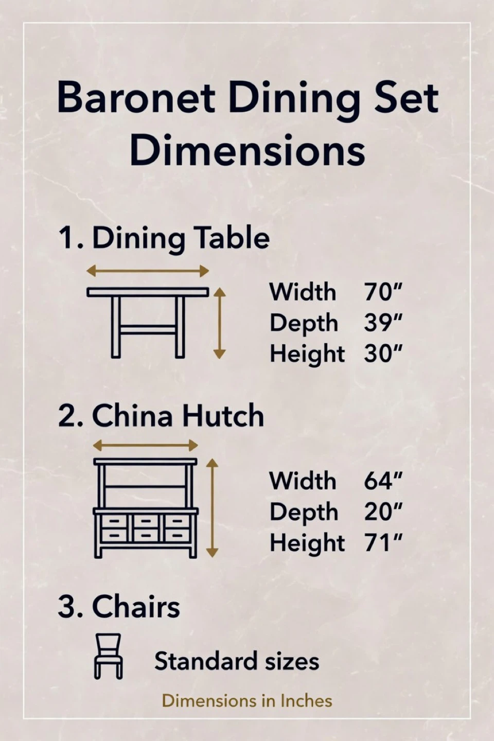 Baronet Six-Chair Dining Set - photo 2