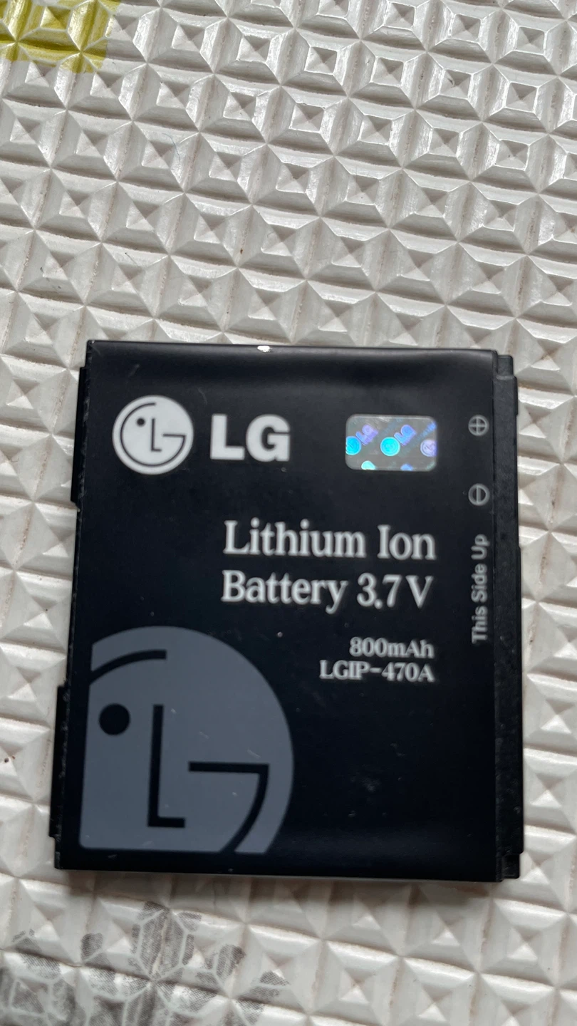 LG Lithium Ion Battery 3.7V 800mAh LGIP-470A