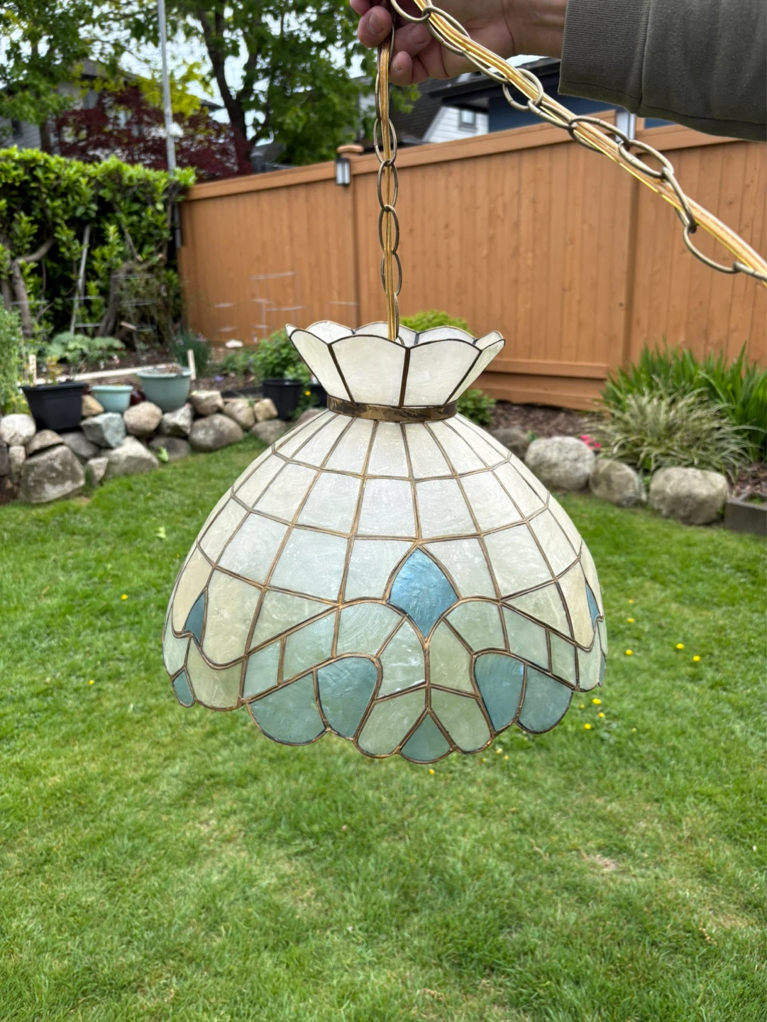 Vintage Shells Hanging Lamp Shade