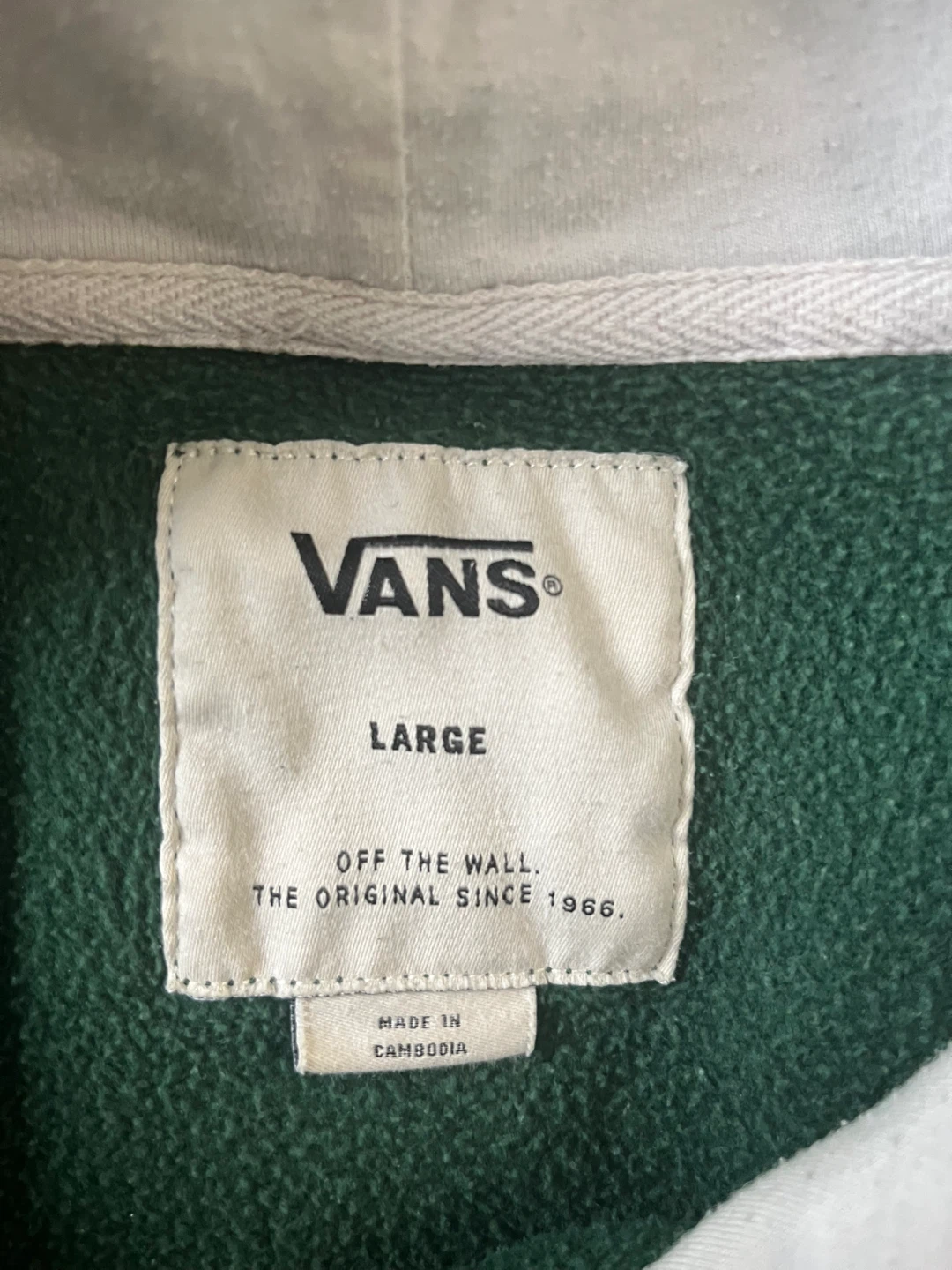 Vans Hoodie - Men’s L - Green - photo 2