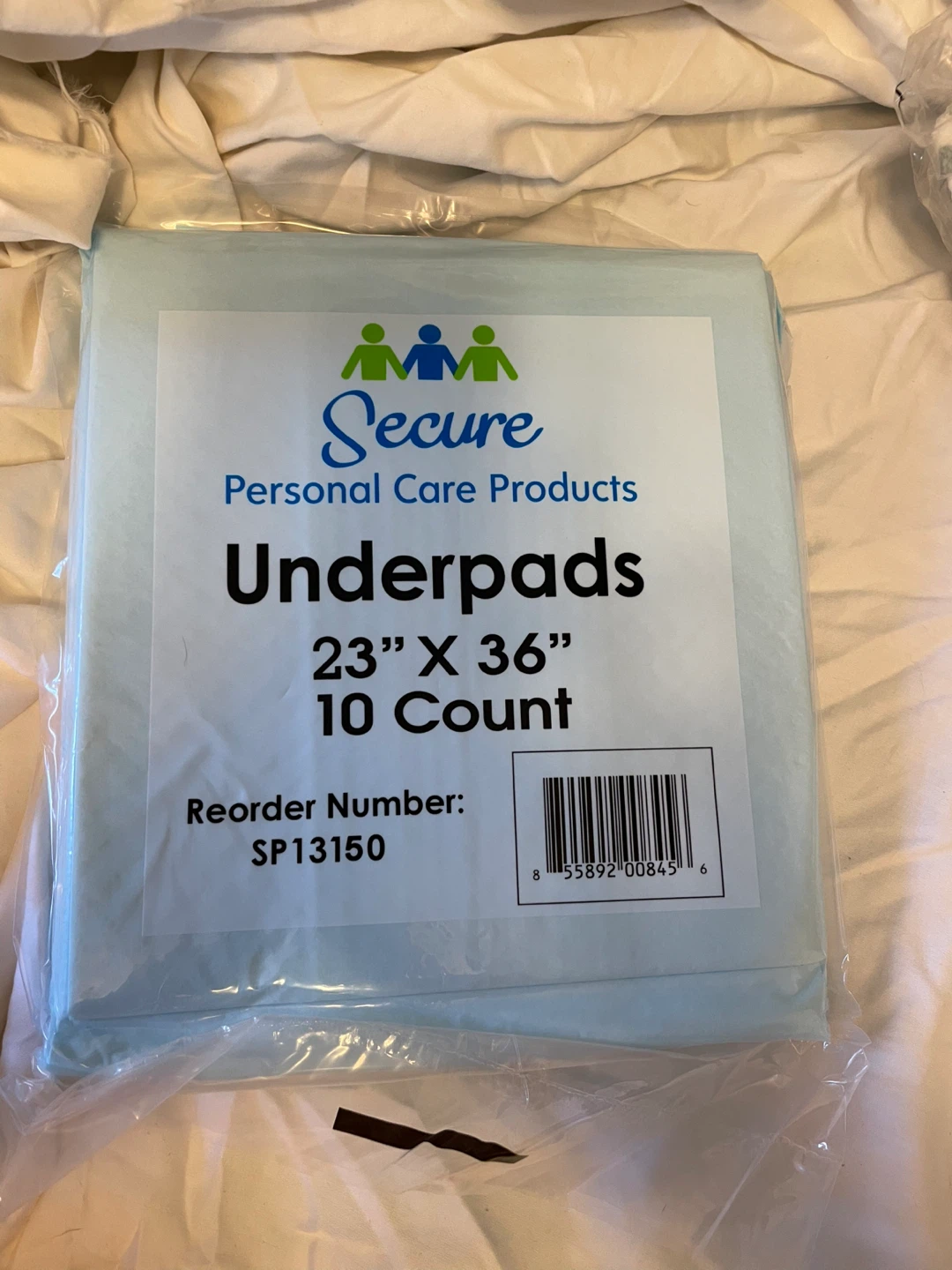Secure Underpads 23" X 36" - 10 Count puppy pee pads