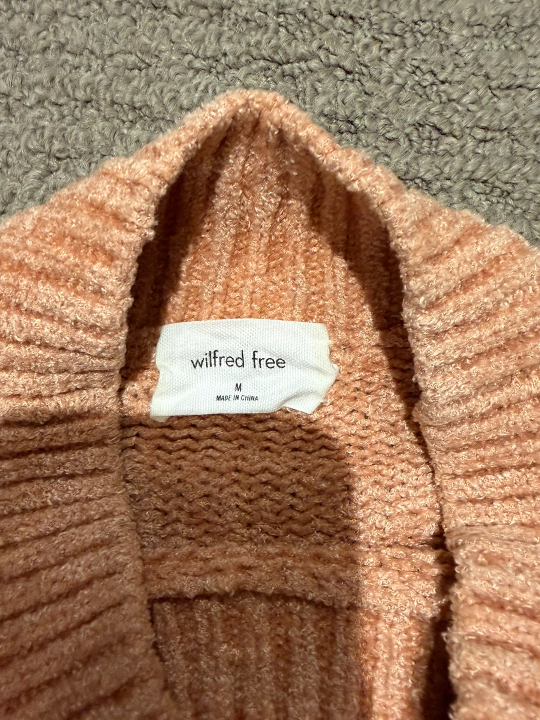 Wilfred Free Mock Neck Sweater - Peach - Medium - photo 2