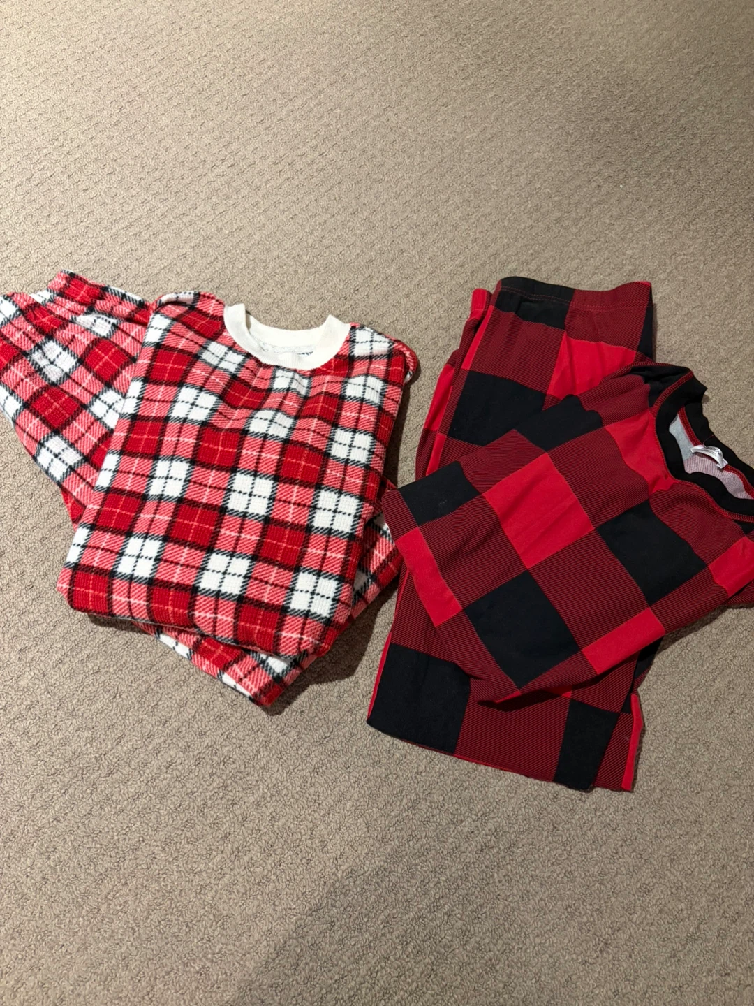 Plaid Pajama Set
