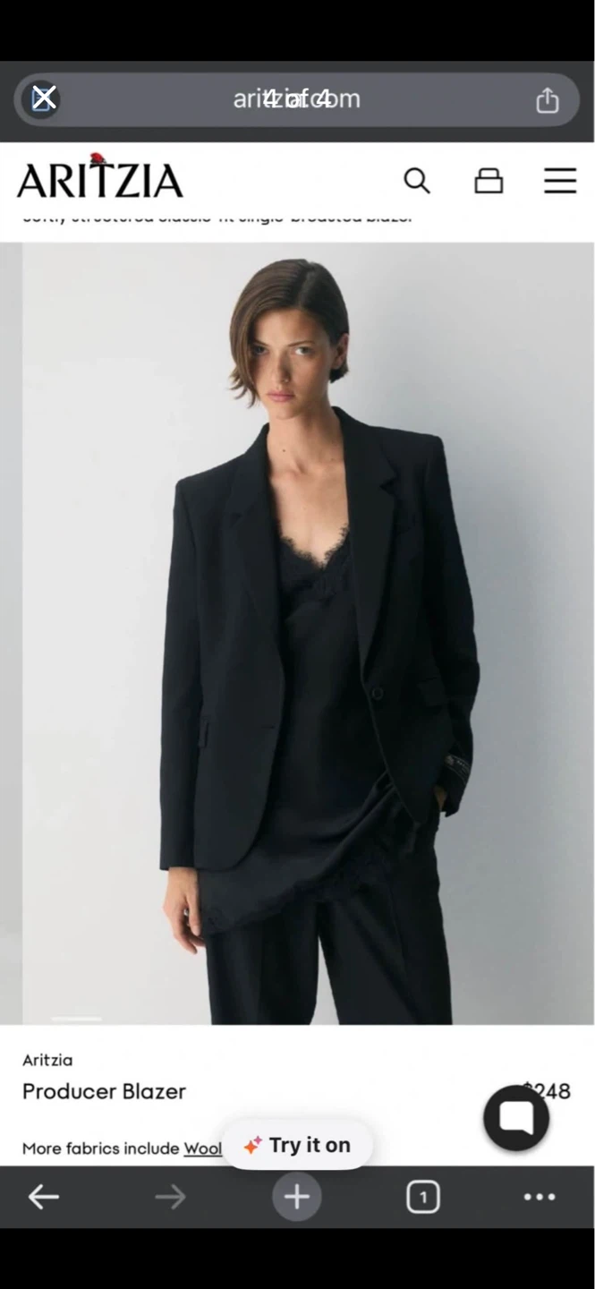 Aritzia Producer Blazer - Black