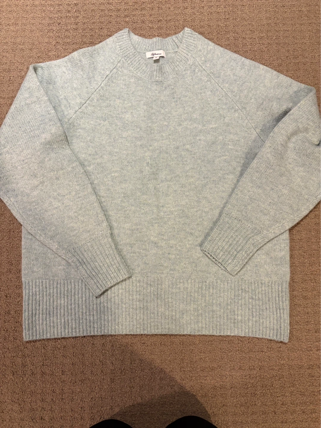 Light greenish Crew Neck Sweater