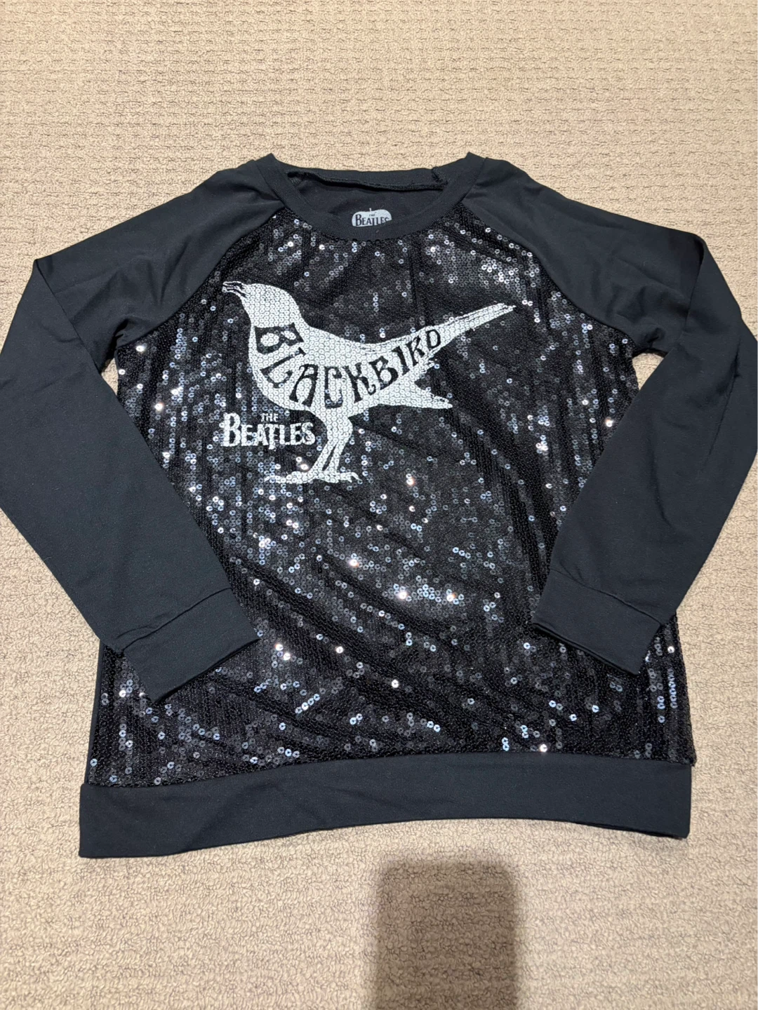 The Beatles Blackbird Sequin Sweatshirt