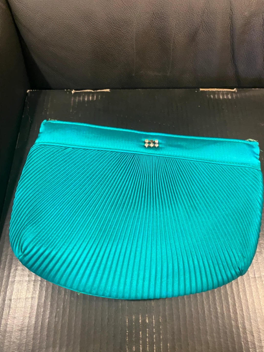 Teal Clutch Evening Bag