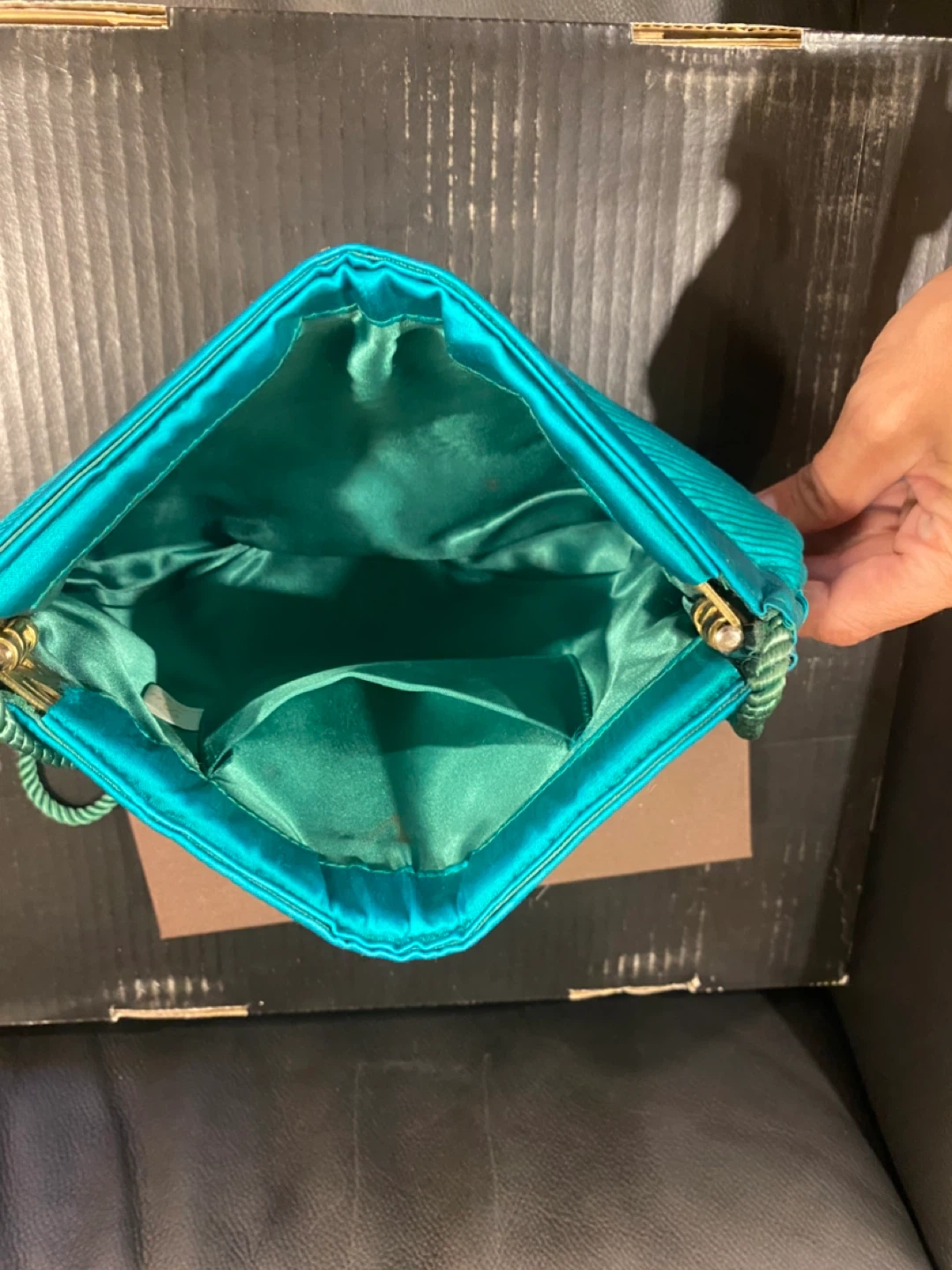 Teal Clutch Evening Bag - photo 2