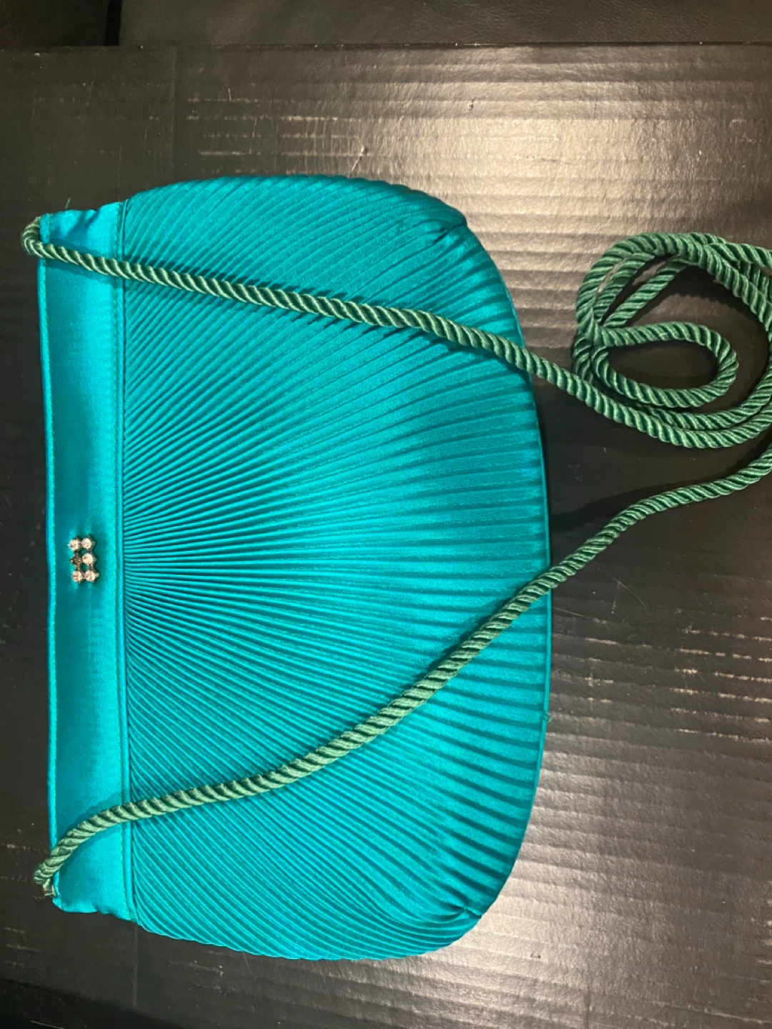 Teal Clutch Evening Bag - photo 3