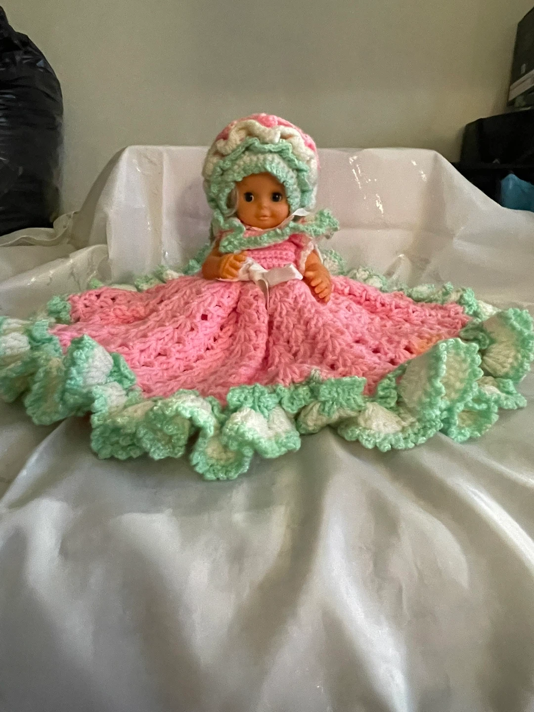 Vintage Crochet Doll