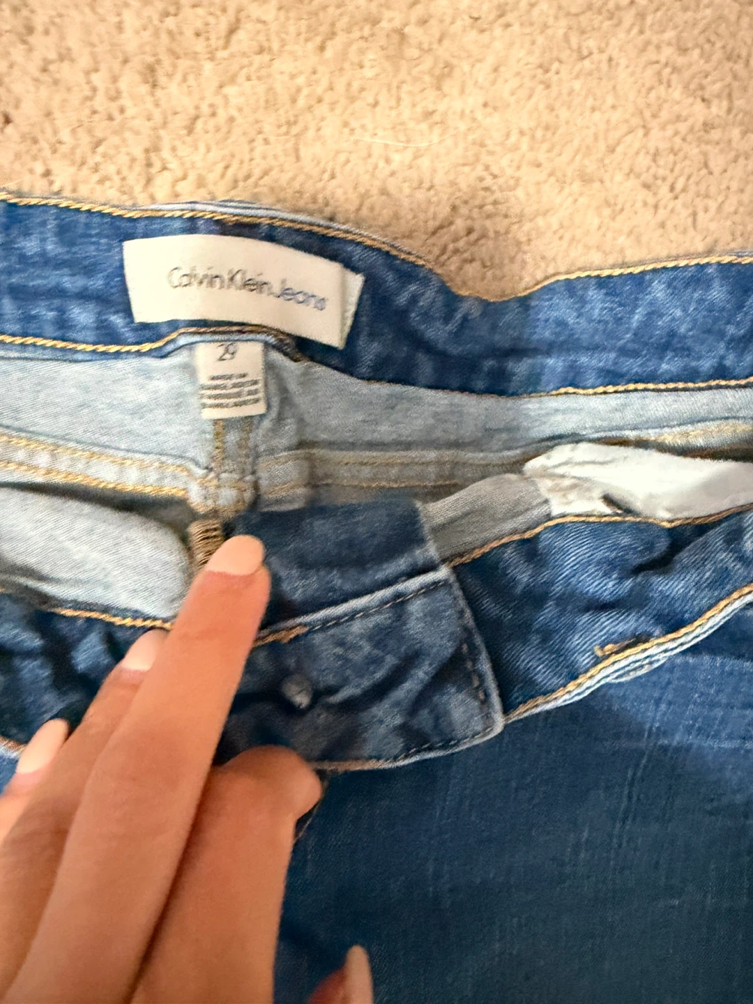 Calvin Klein Jeans Denim Pencil Skirt - Size 29 - photo 2