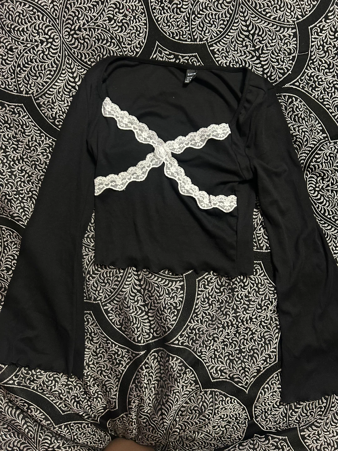 Black Lace Top