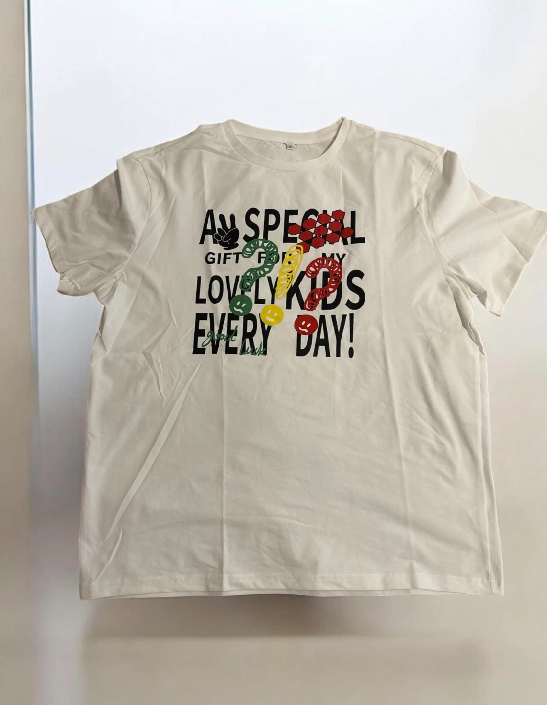 White Graphic T-Shirt - Size XL