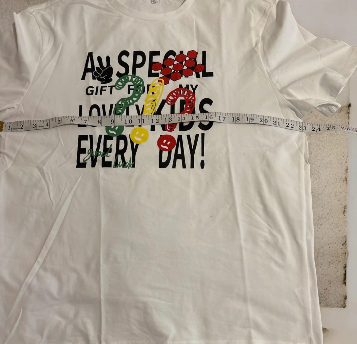 White Graphic T-Shirt - Size XL - photo 3